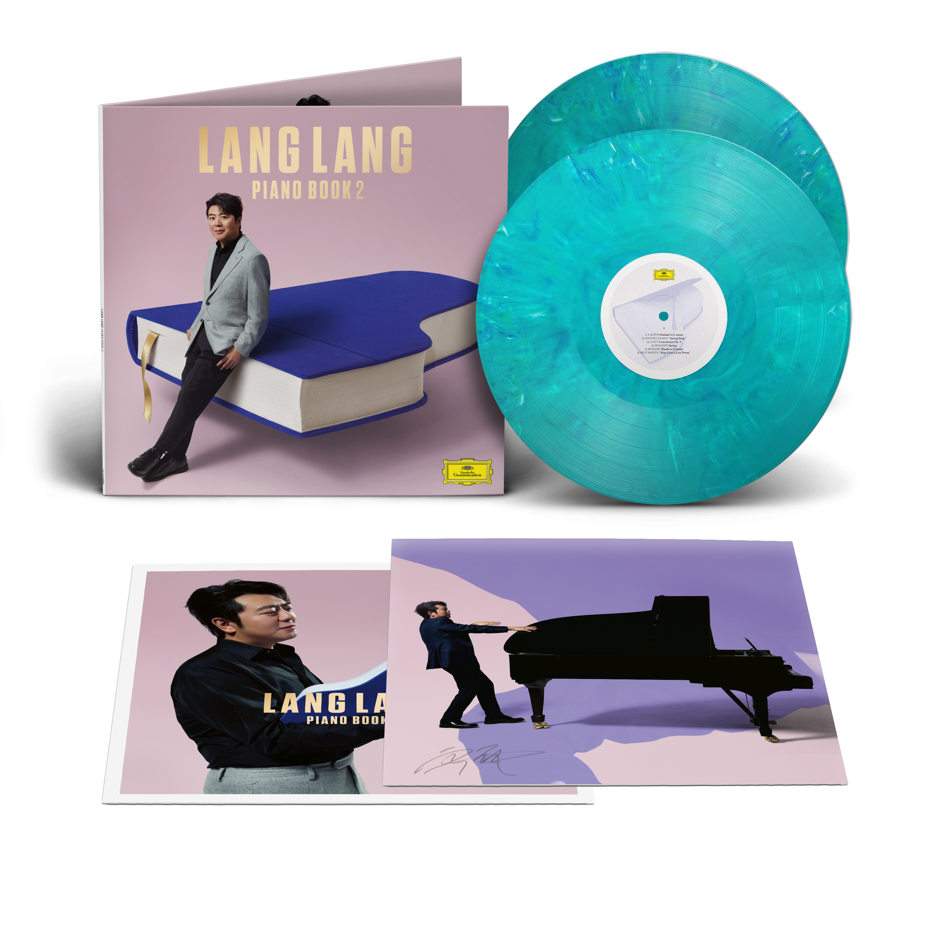 Lang Lang Piano Book 2 2LP Marbled Vinyl + Signierte Art Card 420022